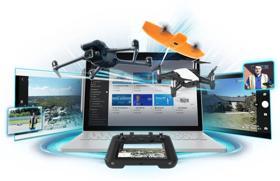 Faa part 107 test prep course logo - Drone Launch Academy