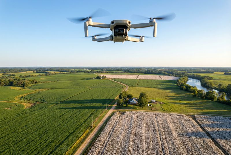 Aerial drone view of Alabama