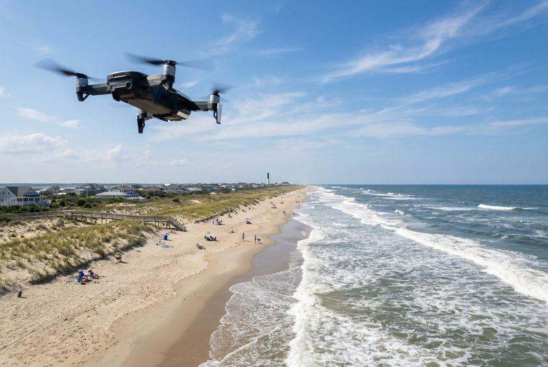 Aerial drone view of Delaware
