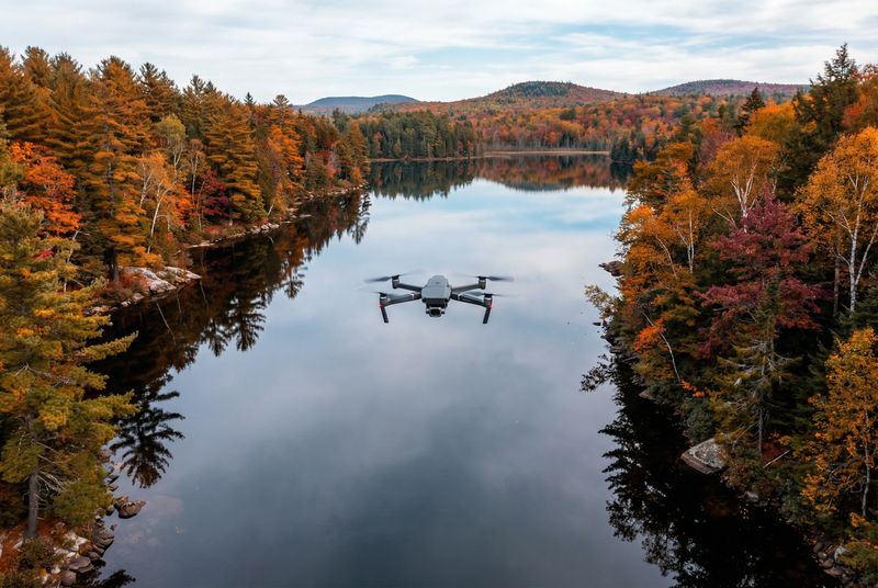 Aerial drone view of Minnesota