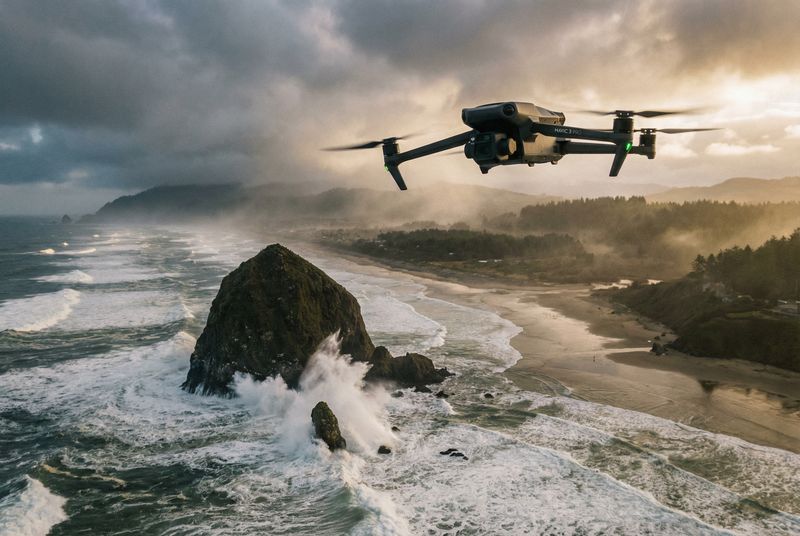 Aerial drone view of Oregon